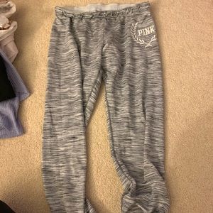 Victoria’s Secret PINK heather grey joggers